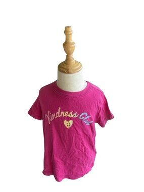 Old Navy Hot Pink "Kindness Club" Graphic Tee